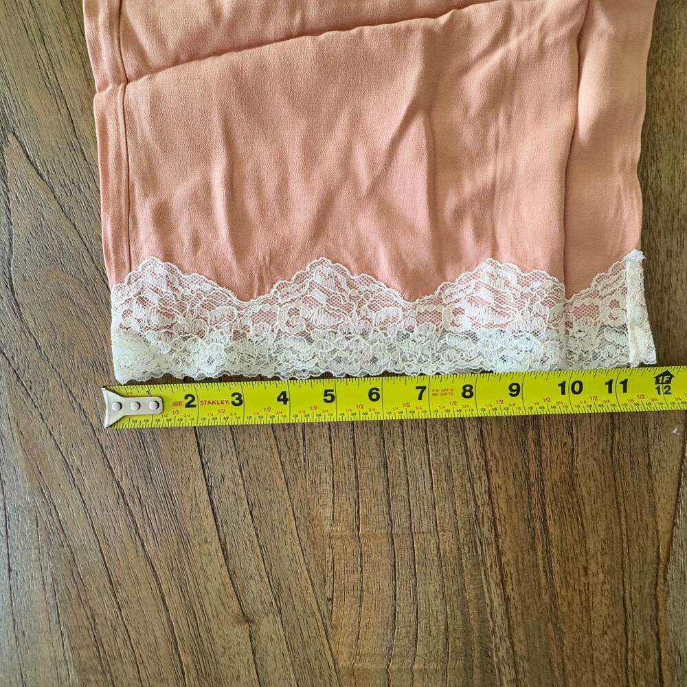 Anthropologie Lace-Trim Silky Pull-On Pants - Size S - Picture 5 of 8